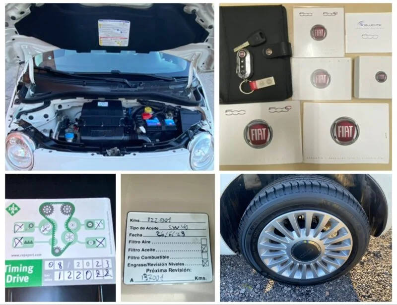 FIAT 500 1.2 8v 69cv, acabado Lounge